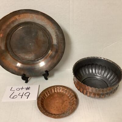 B649 Vintage Egyptian Copper 