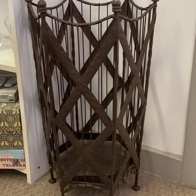 234. Antique Metal Umbrella Stand 