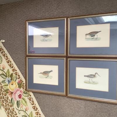 239  Set of Four Framed Bird Prints 