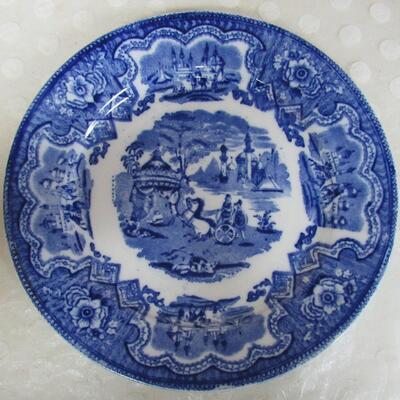 Antique George Jones England Damascus Pattern Plate 8 3/4