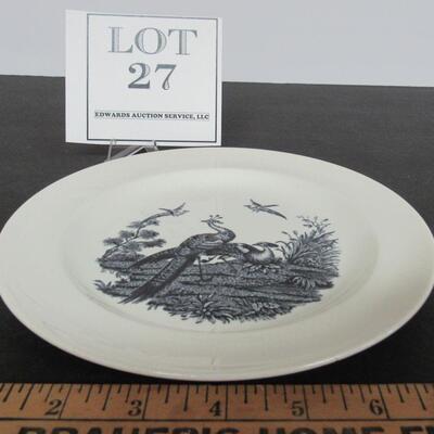 Vintage Wedgwood England Liverpool Birds Plate