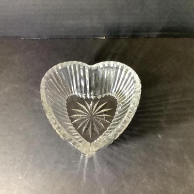 251. Waterford Heart Shaped Dish -