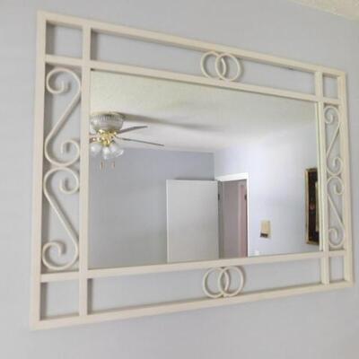 Metal Framed Mirror- 39 1/2