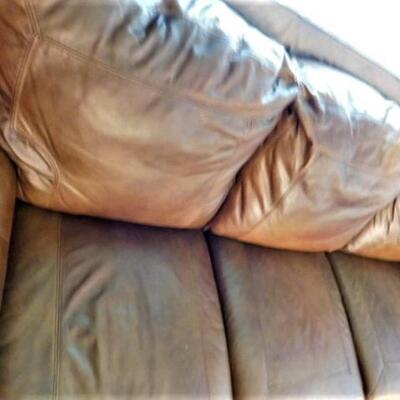 Leather Sofa by Lane- 83