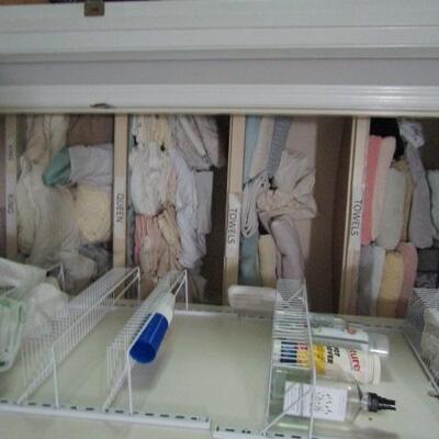 Contents of Linen Closet (Towels, Sheets)