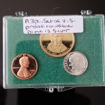 3 Proof coin set 