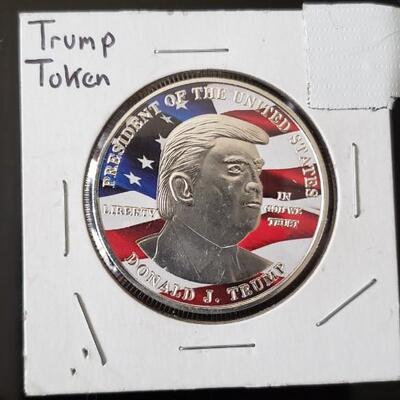 Silver Trump token 