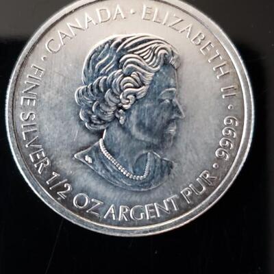 1/2 ounce 9999 silver coin 