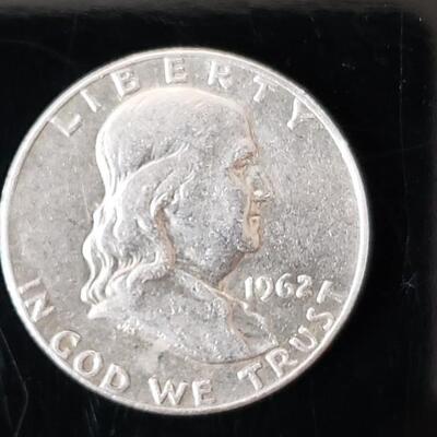1962 silver half dollar 