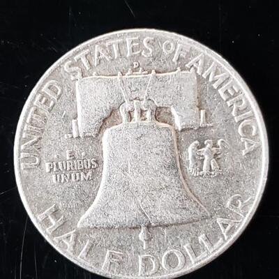 1958 silver half dollar 