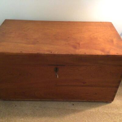 545 Antique Dovetail Chest with Brass Hardware