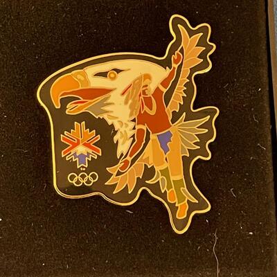 #18 Native American Eagle Dancer Olympic Pin 