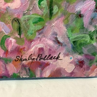 269. Signed Acrylic on Canvas by Shirley Pollack