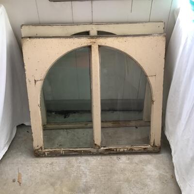 288 Pair of Antique Arched Windows