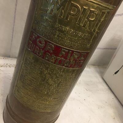 Large vintage Empire Fire extinguisher 