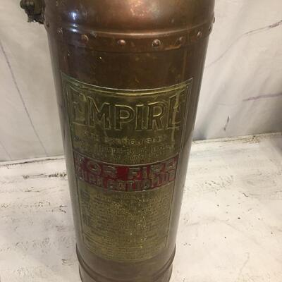 Large vintage Empire Fire extinguisher 