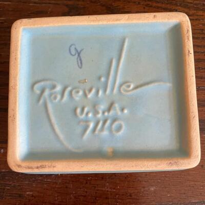 LOT 37 - 740, Cigarette Box, Roseville Pottery