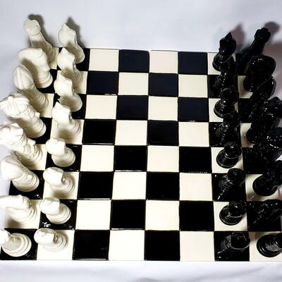 34 - Ceramic Chess Set