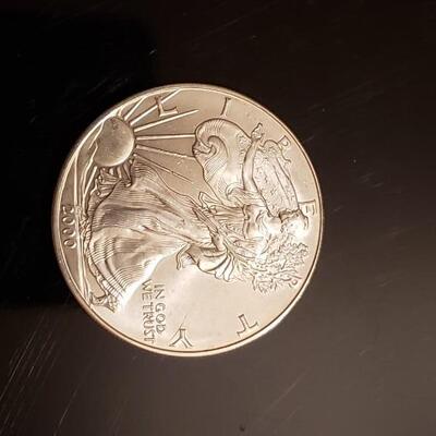 2000 BU American Silver Eagle 