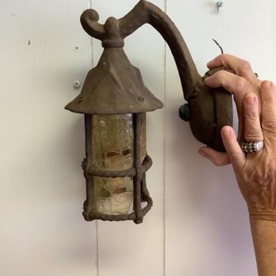 293 Pair of Antique Arts & Crafts Porch Lamps