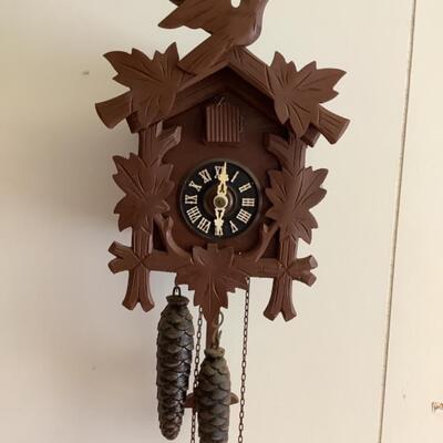 298 Antique Cuckoo Clock 