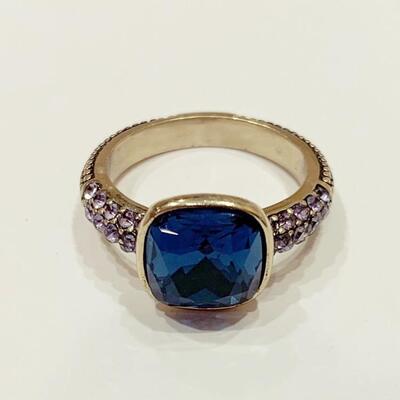 Heidi Daus "Master Pieces" Crystal Ring Size 7