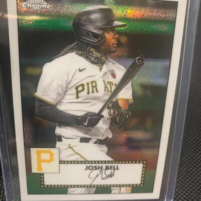 Josh bell signed holo card