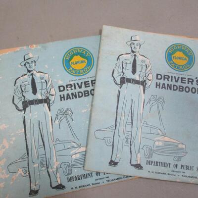 Lot 43 - Vintage Driver's Handbooks - Singer Machine - Quiz Book