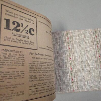Lot 44 - Irish Crochet Book - Sears Roebuck Wall Paper Booklet