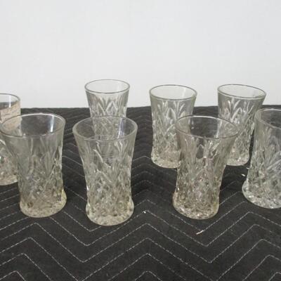 Lot 52 - 1890's -1900's Pineapple Pattern Glasses 