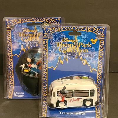 Disney Theme Park Collection Die Cast Metal Vehicle Transport Bus