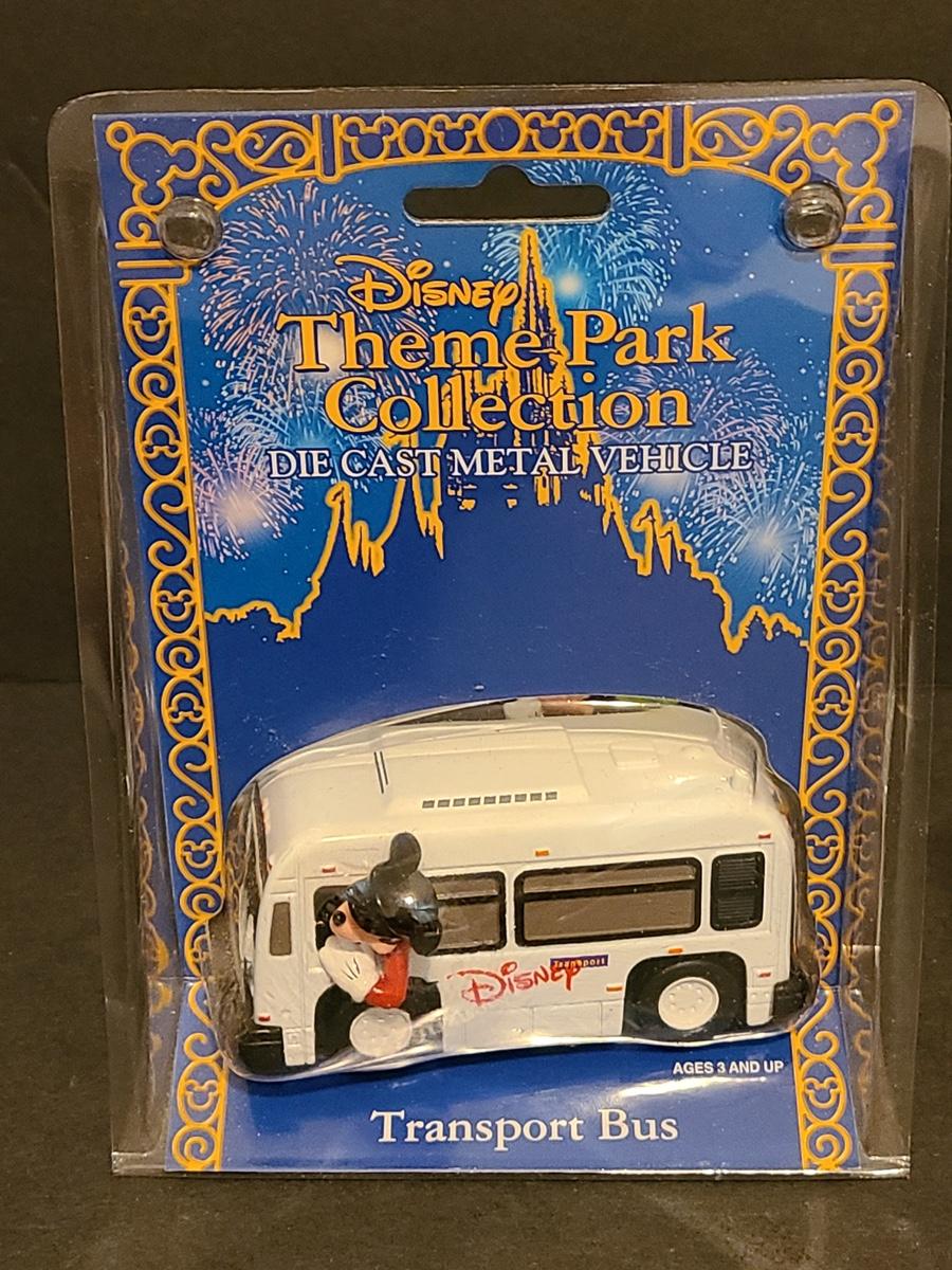 Disney Theme Park Collection Die Cast Metal Vehicle Transport Bus