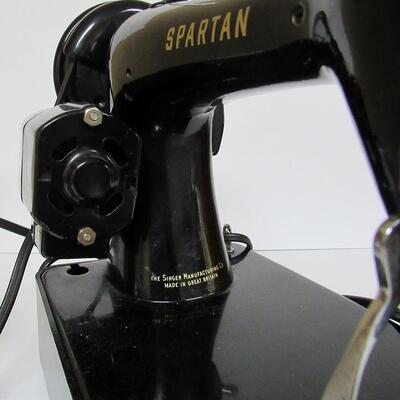 Vintage Singer Spartan Sewing Machine, Straight Stitch Only Made in Germany and Canada