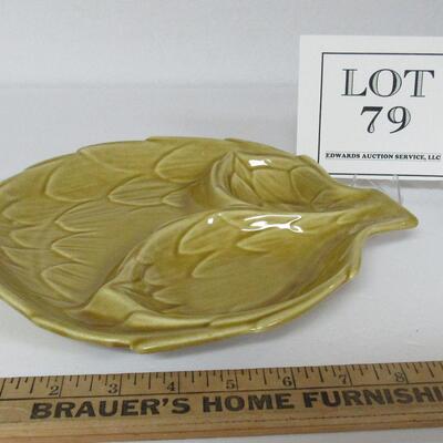 Belmar of California Relish Dish Leaf Shaped