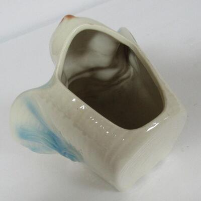Nice Vintage Pottery Baby Planter, Heavy, Unmarked