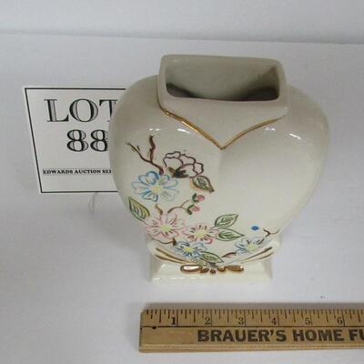 Vintage Pottery Hand Painted Planter Unmarked