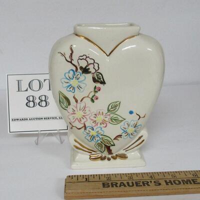 Vintage Pottery Hand Painted Planter Unmarked