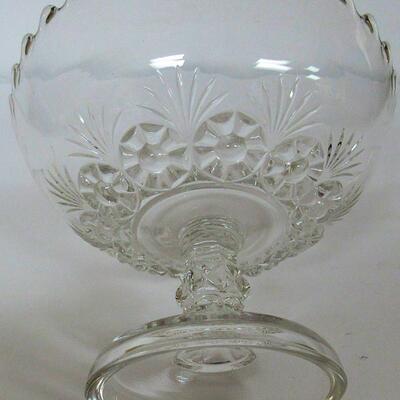 Pattern Glass Tall Compote Unknown Pattern