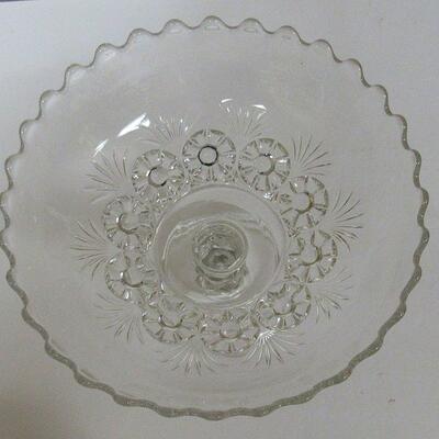 Pattern Glass Tall Compote Unknown Pattern