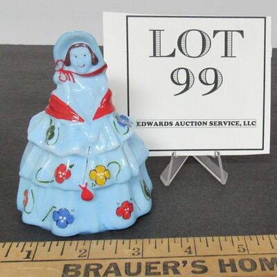 Boyd Glass Hand Painted Lady Figurine