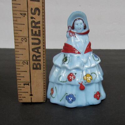 Boyd Glass Hand Painted Lady Figurine