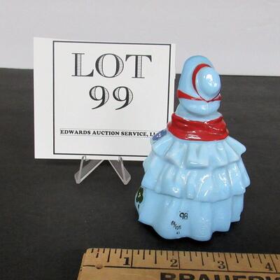 Boyd Glass Hand Painted Lady Figurine