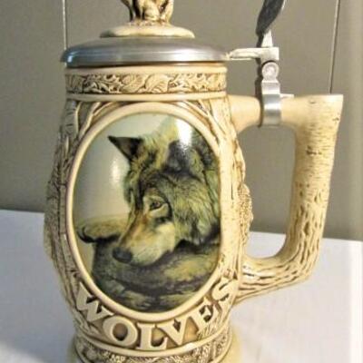 Collector Stein Tribute to the North American Wolf