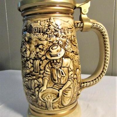 Collector Stein Tribute to the  Gold Rush