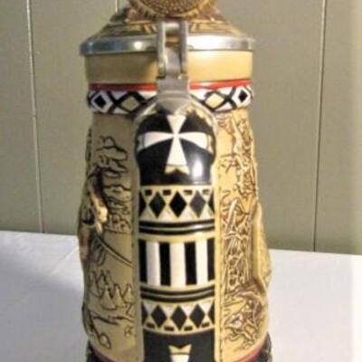 Collector Stein Tribute to the Indians of the American Frontier