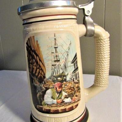 Collector Stein Tribute to the Ship Builder
