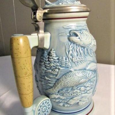 Collector Stein Tribute to Fishing