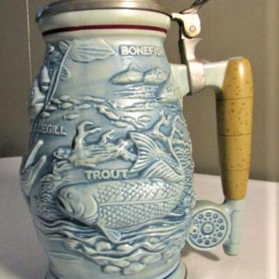 Collector Stein Tribute to Fishing