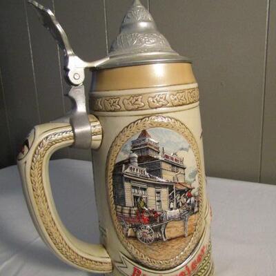 Collector Stein Tribute to Early Transport Anheuser-Busch 