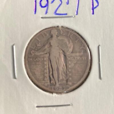 Vintage Coin Set with Silver Quarter and Half